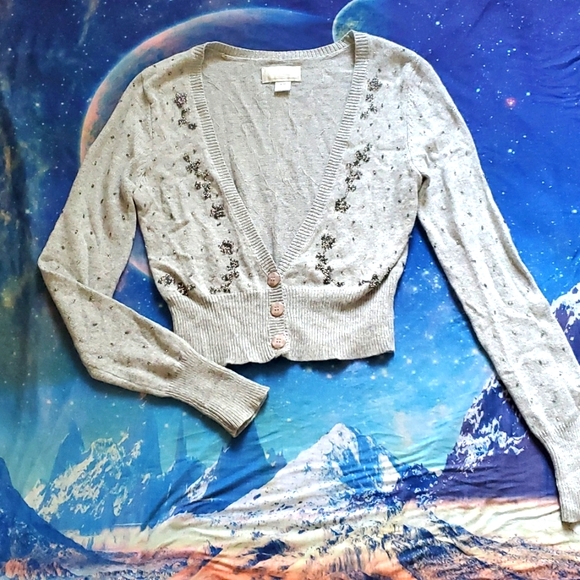 Vintage American Eagle beaded sweater - Picture 1 of 6